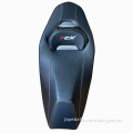 Modified motorcycle pcx160 spare part whole seats pcx160 seat cushion chrome silver black with backrest for honda 160 2018-2024